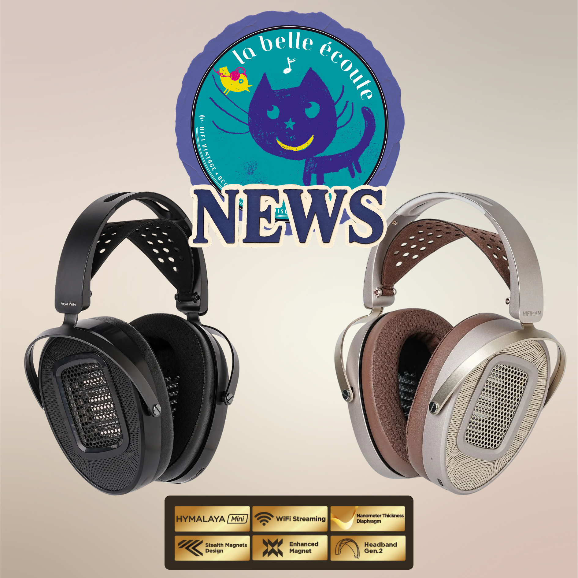 Deux casques HIFIMAN passent au WiFi !