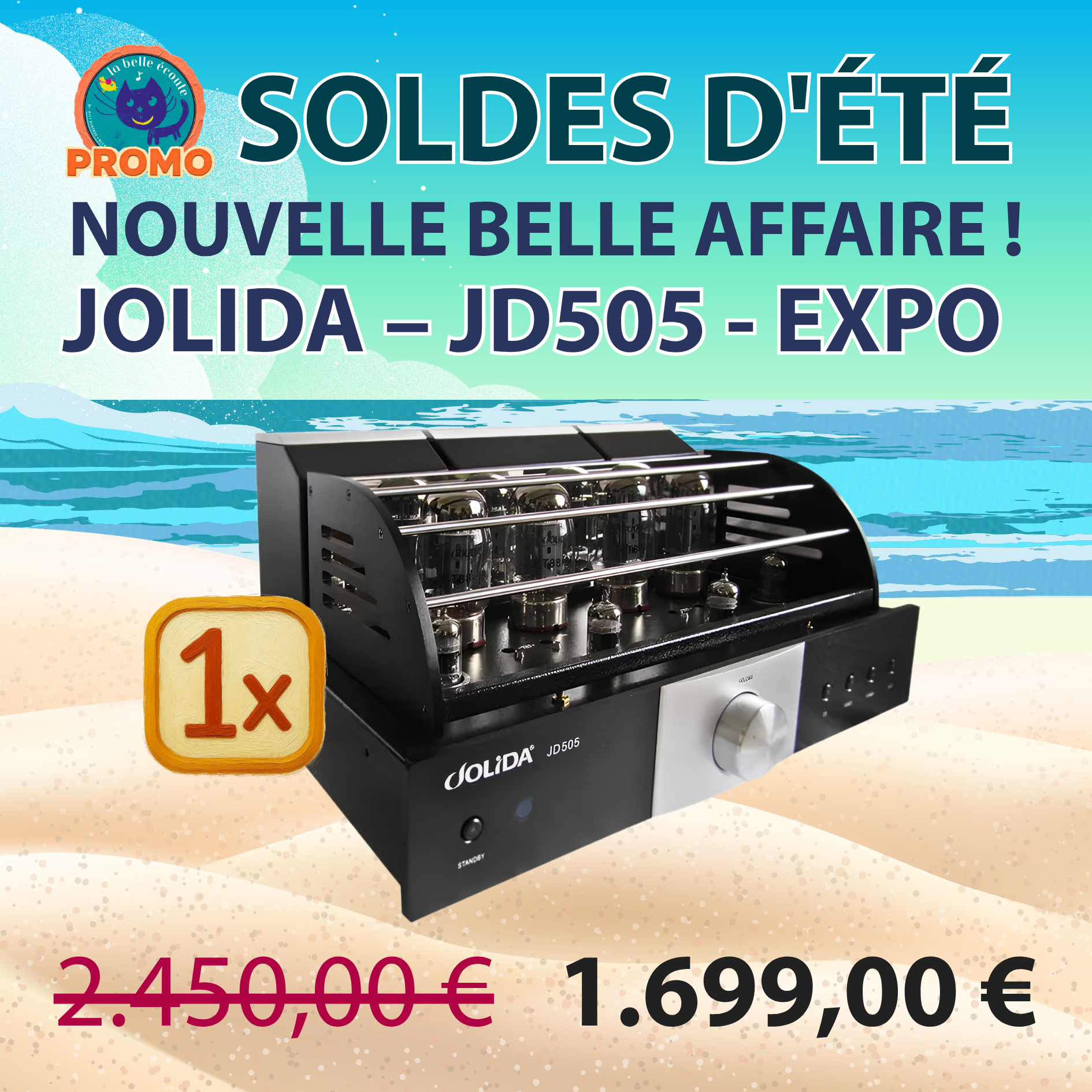 SOLDES : l’ampli intégré Jolida JD505 à joli prix !