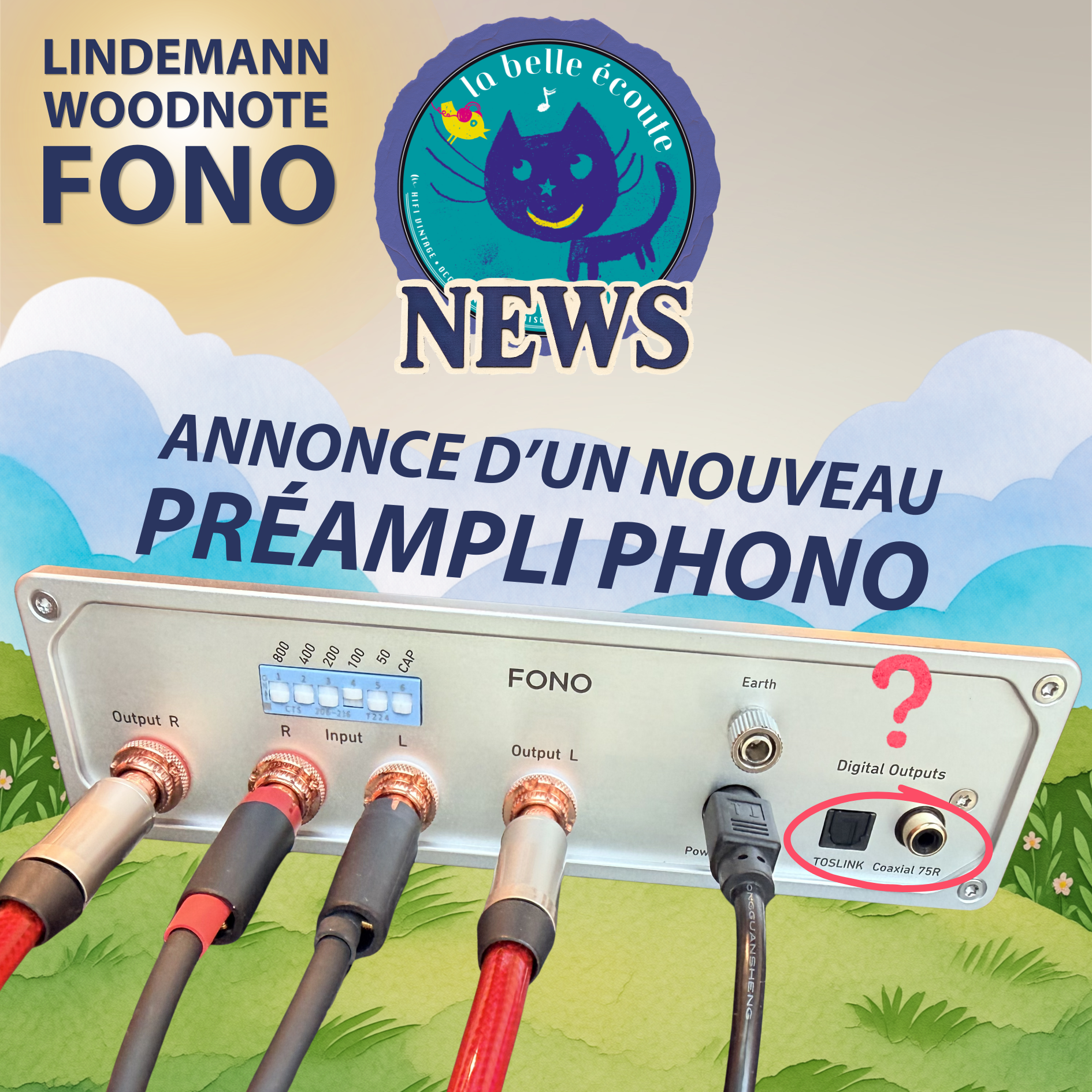 Lindemann Woodnote Fono : une annonce exclusive pour les passionnés de vinyle