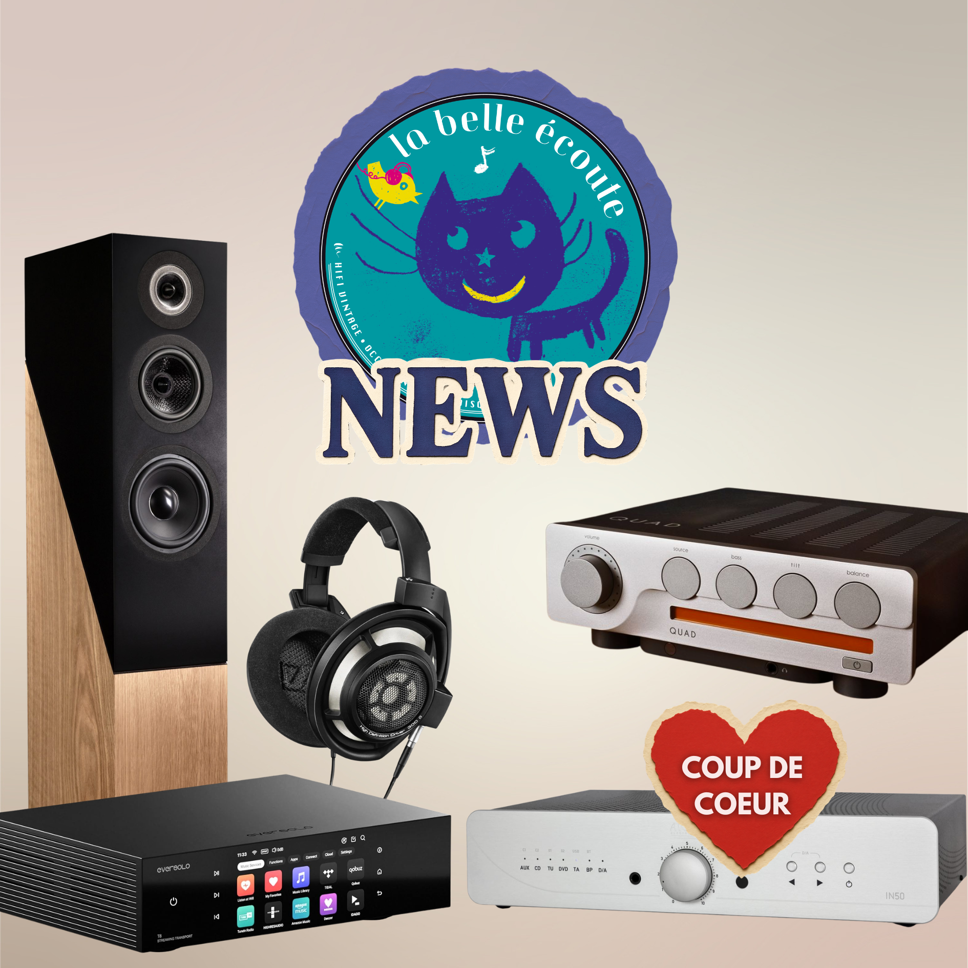 Les news printanières continuent à la belle Ecoute ;)