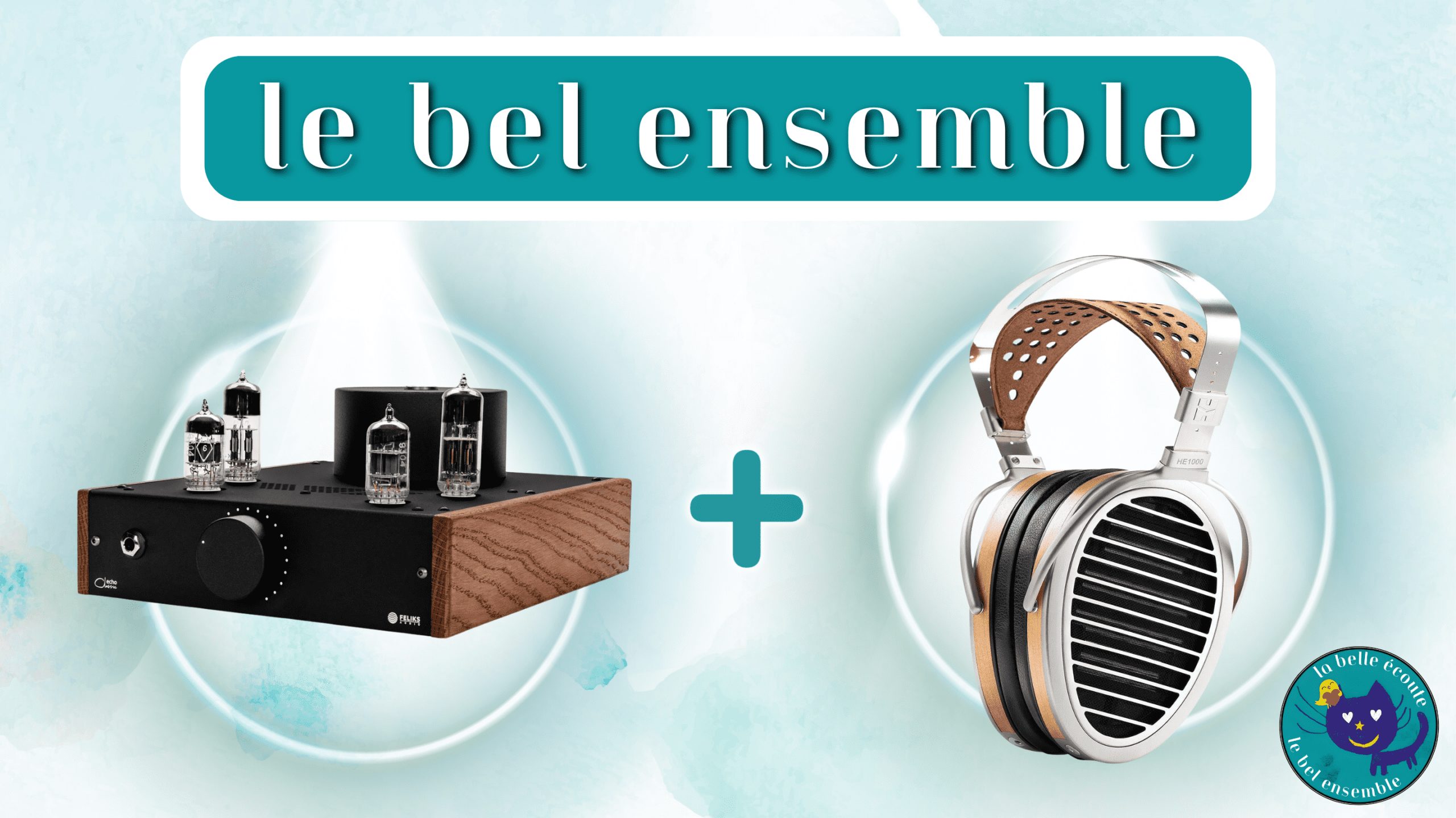 Pack Le Bel Ensemble : Hifiman HE1000 V4 Stealth Magnet et Feliks Audio Echo classic