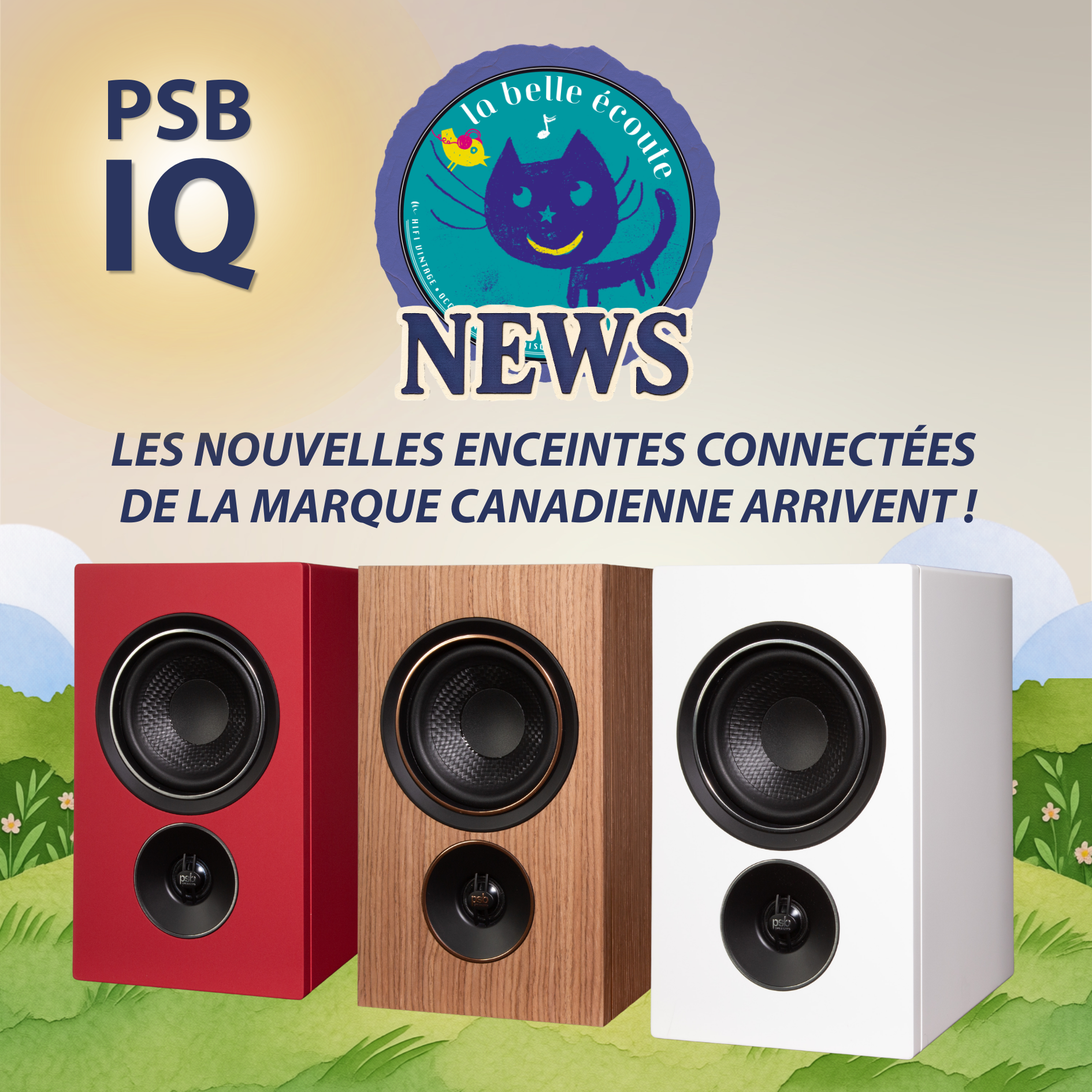 PSB iQ : les nouvelles enceintes connectées de la marque canadienne arrivent !