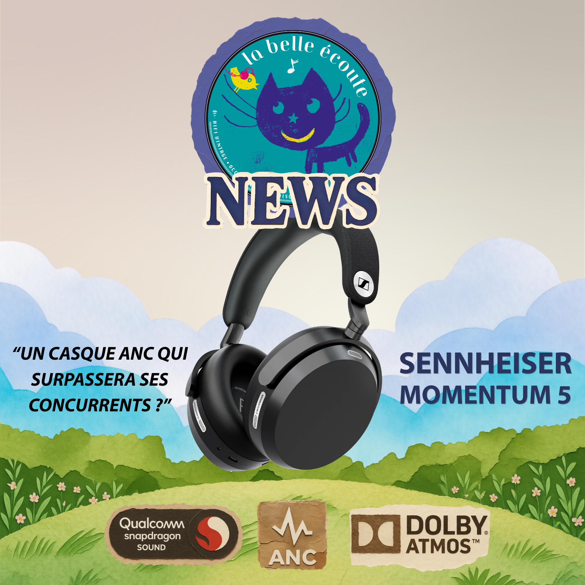 Sennheiser MOMENTUM 5 Wireless : un casque ANC qui surpassera ses concurrents ?