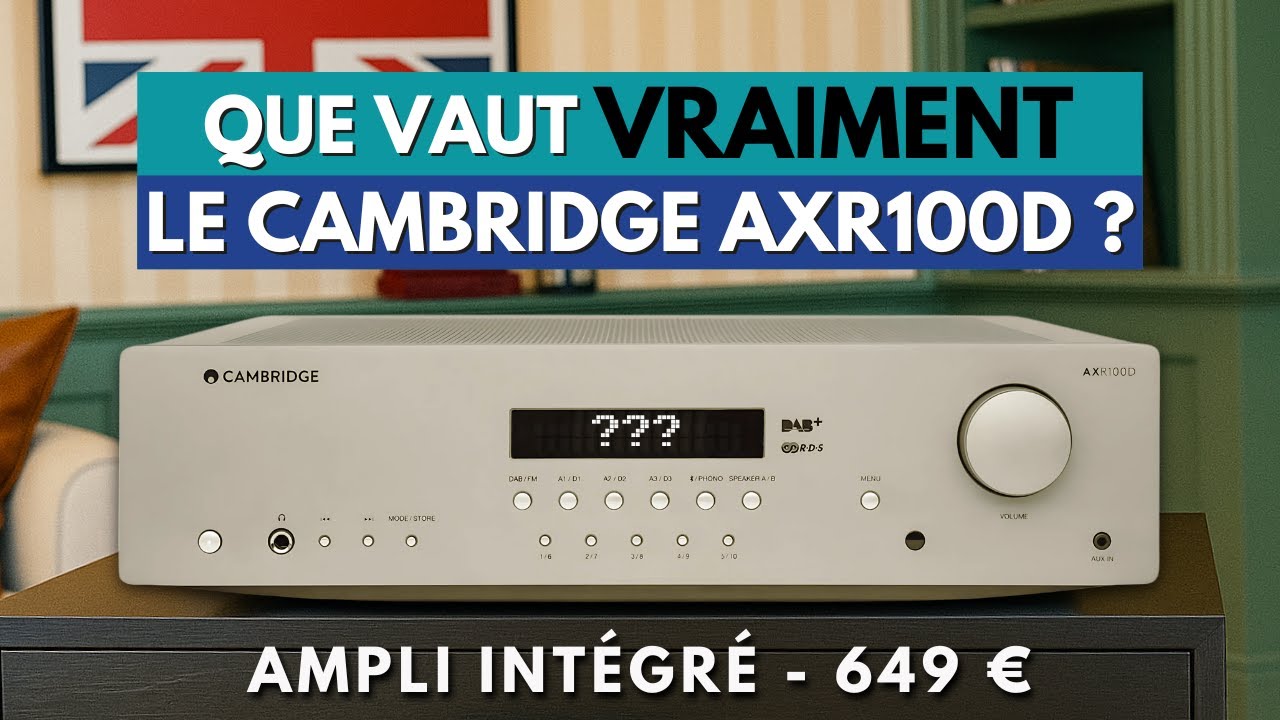 Test du Cambridge Audio AX-R100D : la référence accessible ?