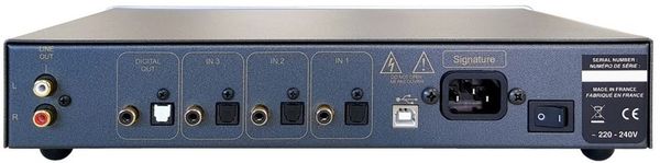 Atoll DAC100 Signature Aluminium : Vue arrière