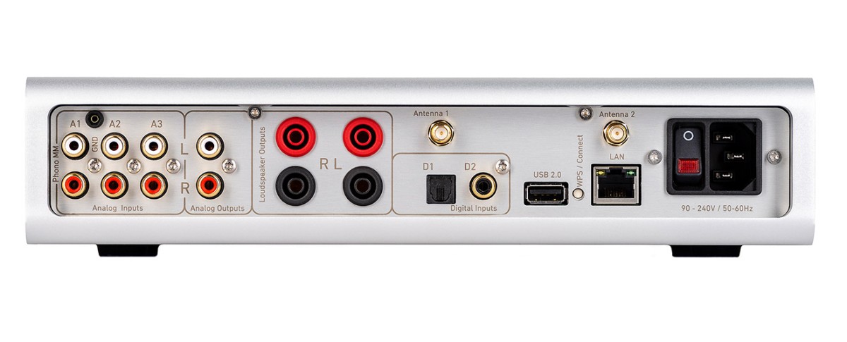 Lindemann Musicbook Combo : amplificateur connecté 2 x 70 Watts avec lecteur réseau audio 32 bits / 768 kHz pour vos enceintes passives