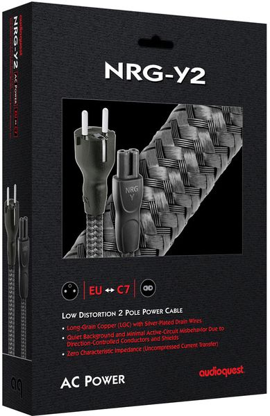Audioquest NRG-Y2 (3 m) : Vue Packaging