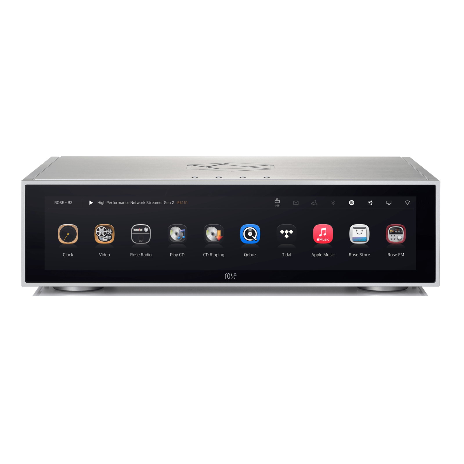 Rose - RS151 - Finition noire