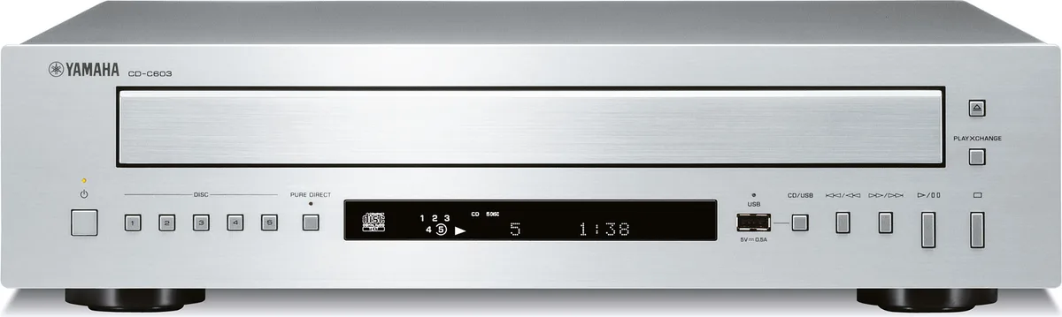 Yamaha - CD-C603 - Finition argent 