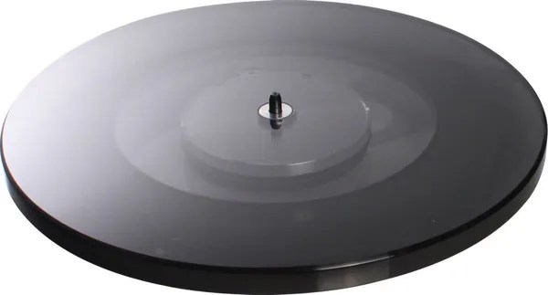 Rega - Plateau deux couches en verre fumé pour platine Rega RP6